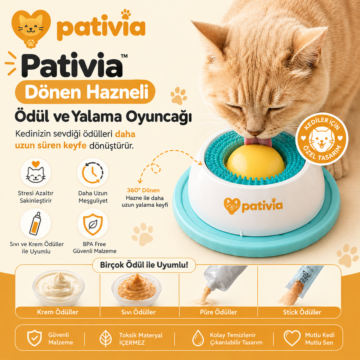 Pativia Ödüllü Yalama Oyuncağı