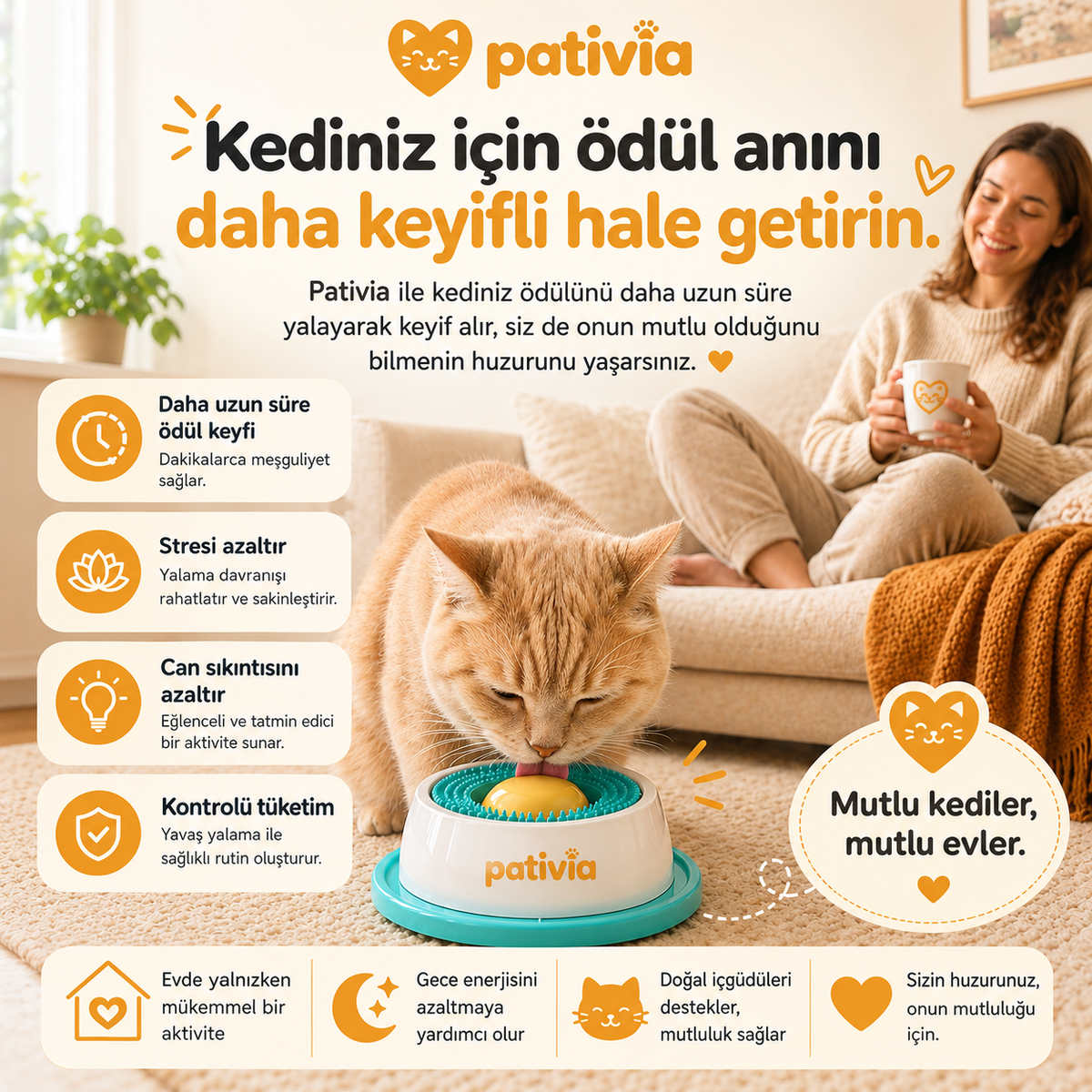 Pativia Ödüllü Yalama Oyuncağı